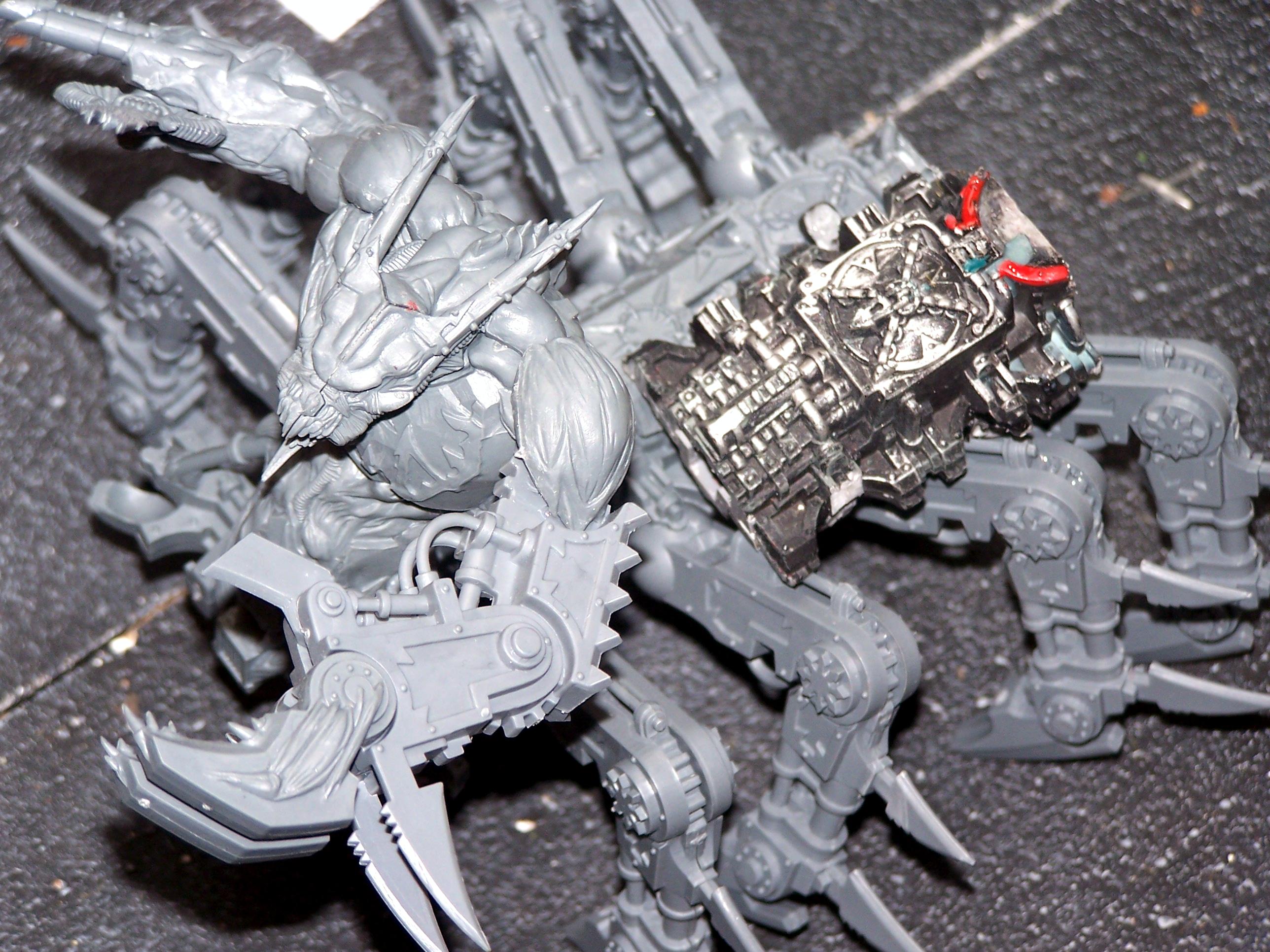 Warhammer 40K – Démon Chaos – Defiler / Soul Grinder – Death Guard – Non Peint